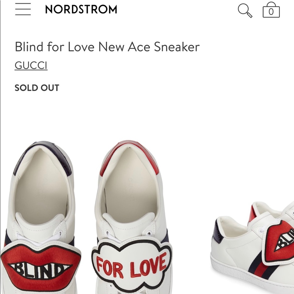 Gucci Blind for Love Ace Sneakers